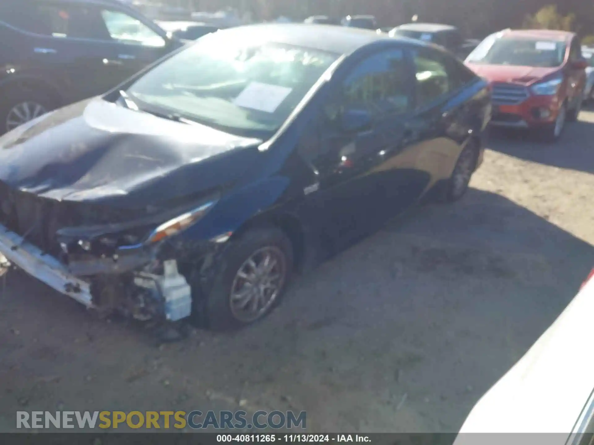 2 Photograph of a damaged car JTDKAMFPXM3181453 TOYOTA PRIUS PRIME 2021