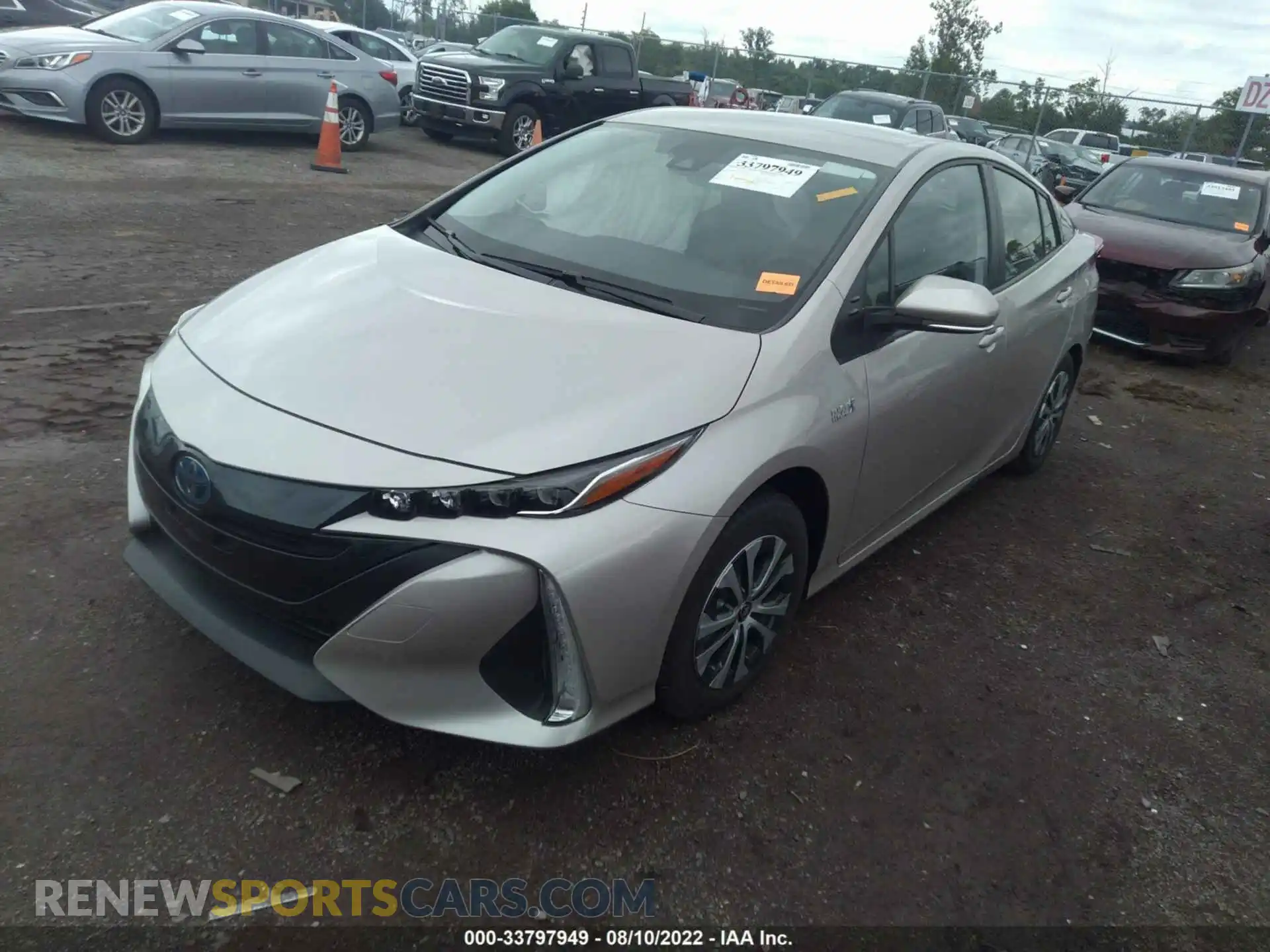 2 Photograph of a damaged car JTDKAMFPXM3186152 TOYOTA PRIUS PRIME 2021