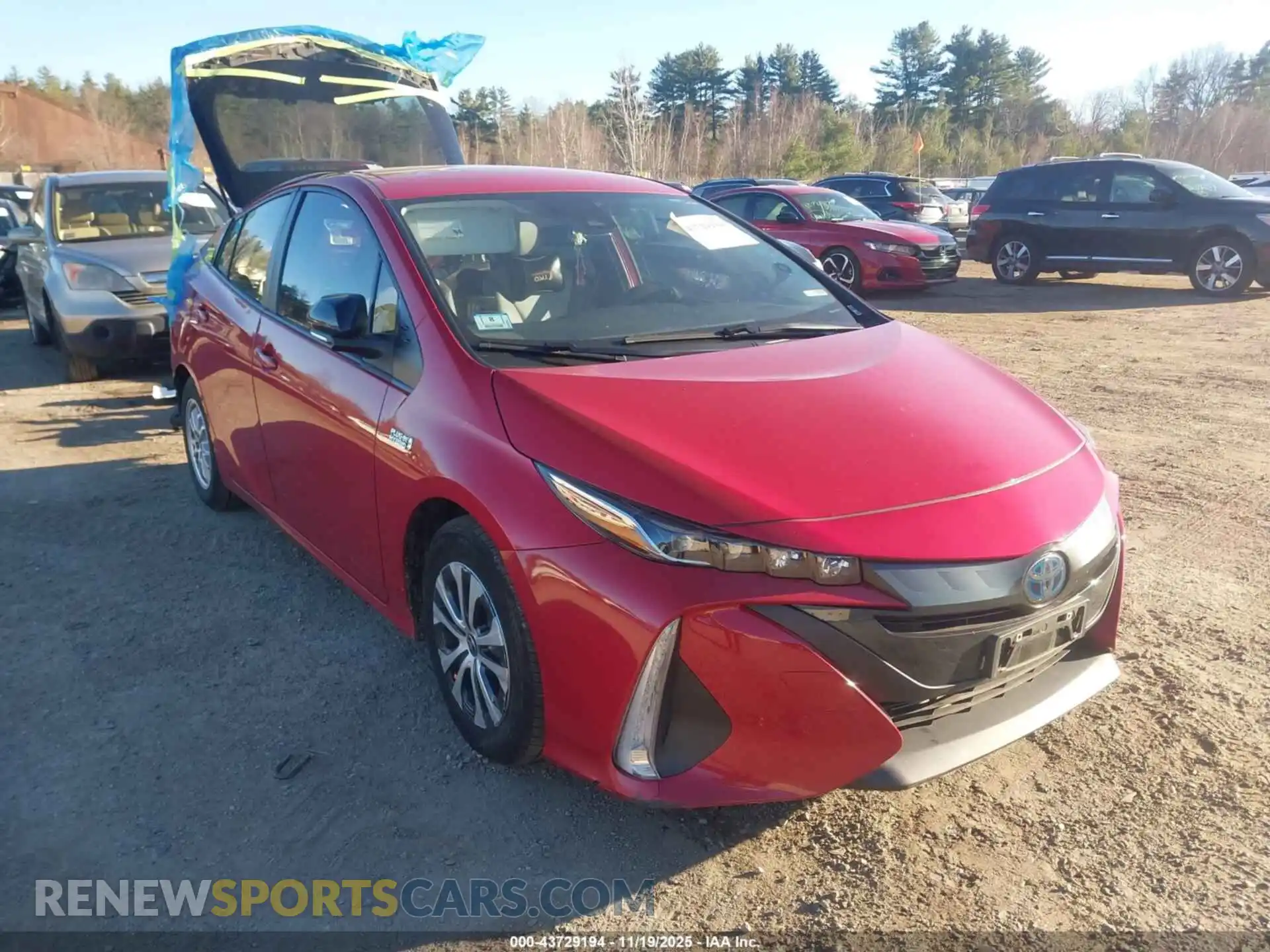 1 Фотография поврежденного автомобиля JTDKAMFPXM3189178 TOYOTA PRIUS PRIME 2021