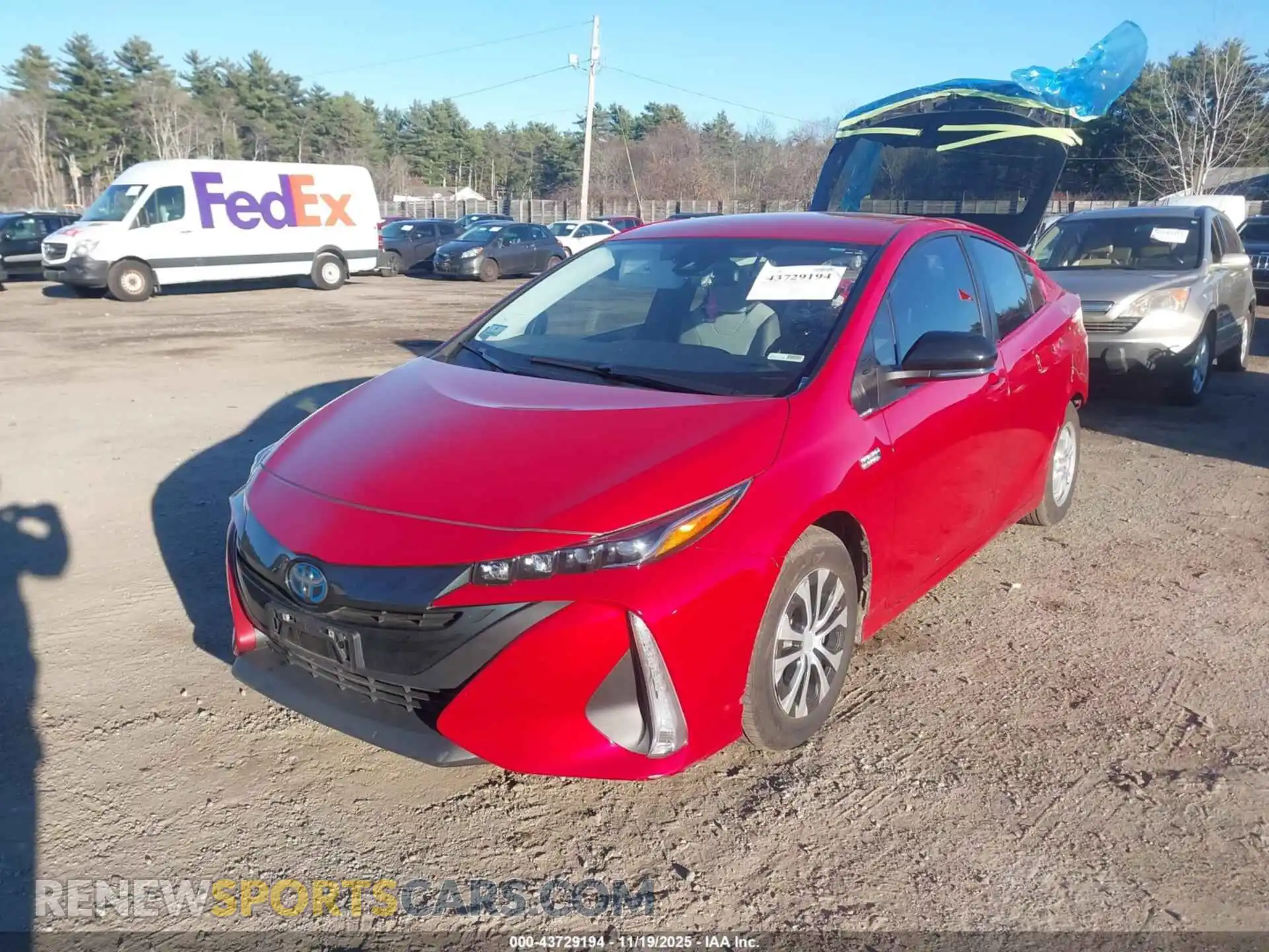 2 Фотография поврежденного автомобиля JTDKAMFPXM3189178 TOYOTA PRIUS PRIME 2021
