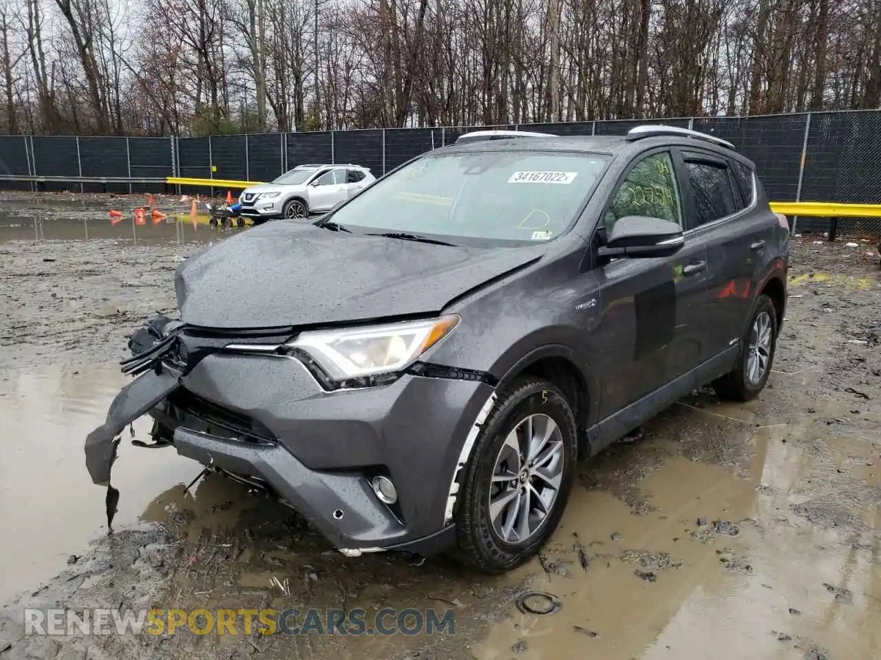 2 Photograph of a damaged car JTMRJREV7GD003364 TOYOTA RAV4 2016