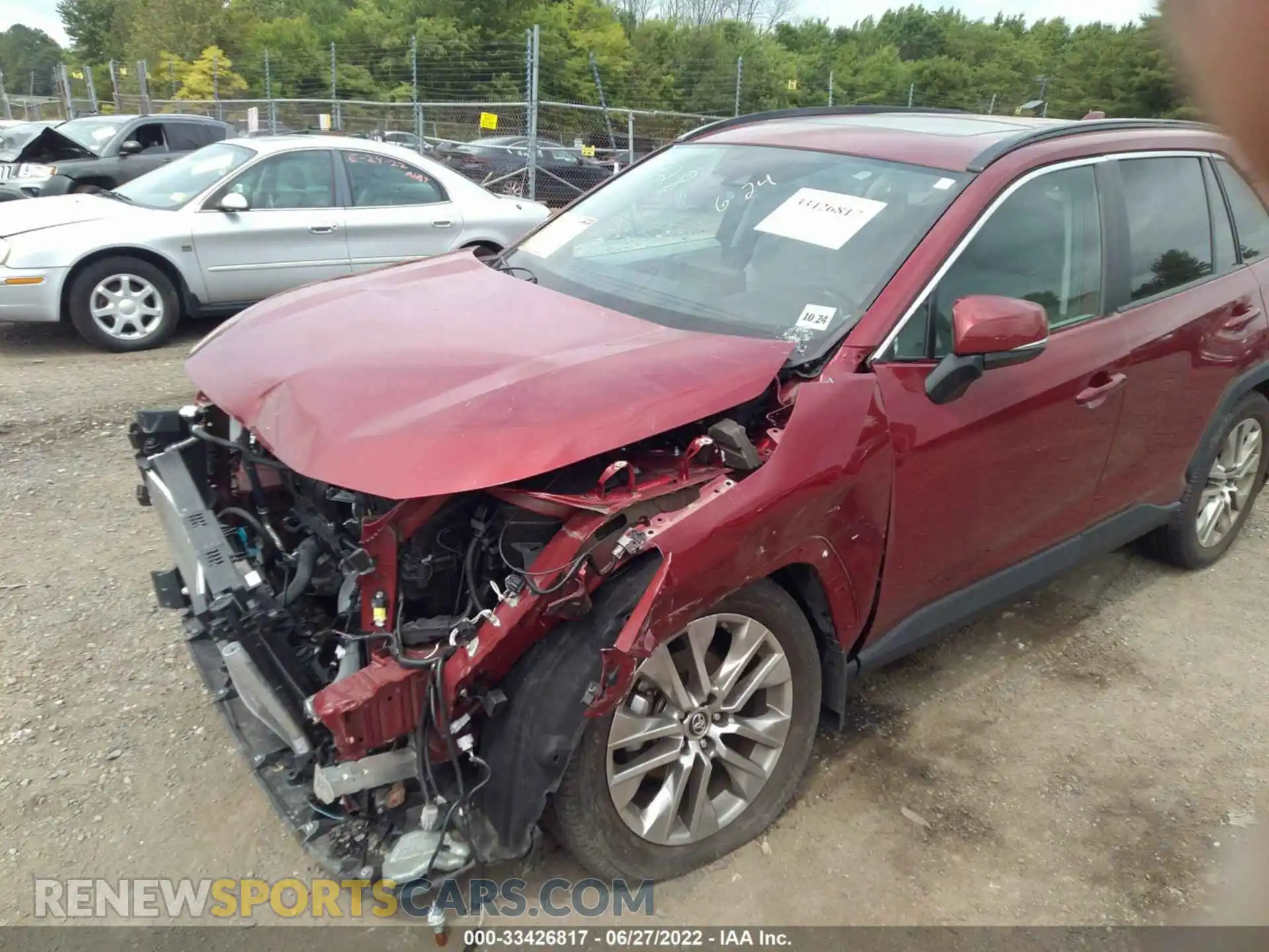 2 Photograph of a damaged car 2T3A1RFV0KC022993 TOYOTA RAV4 2019