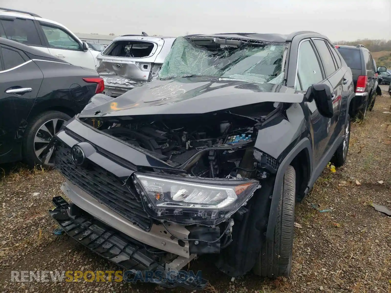 2 Photograph of a damaged car 2T3A1RFV2KW077475 TOYOTA RAV4 2019