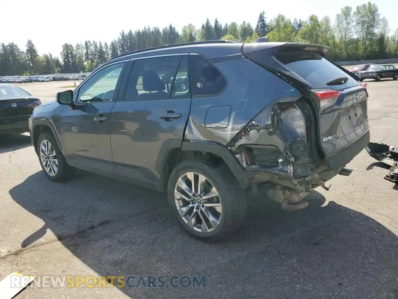 2 Photograph of a damaged car 2T3A1RFV6KC056792 TOYOTA RAV4 2019