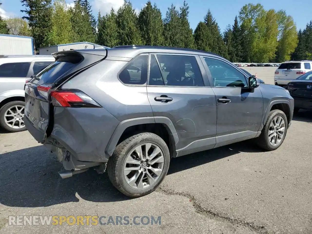 3 Photograph of a damaged car 2T3A1RFV6KC056792 TOYOTA RAV4 2019