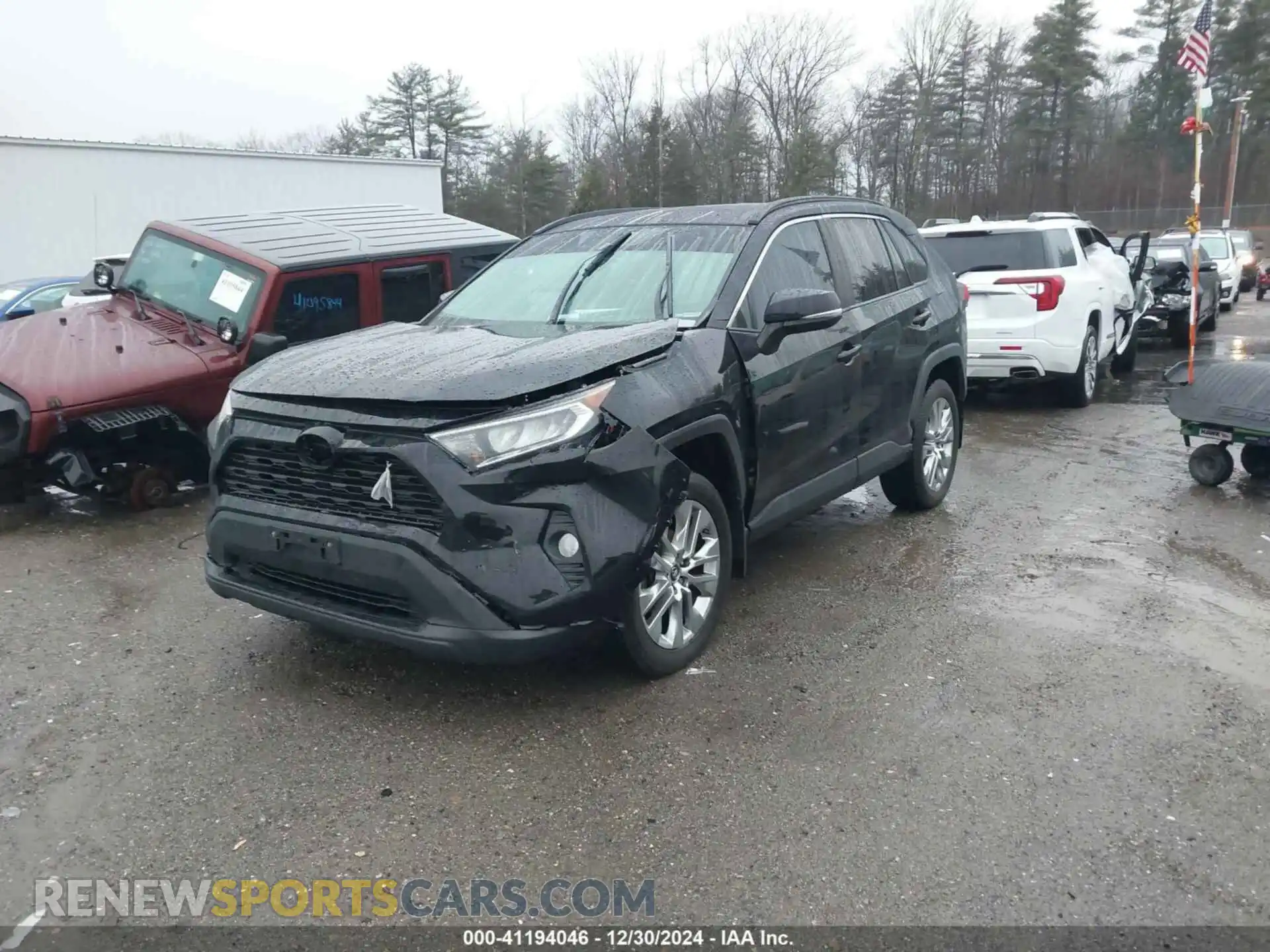 2 Photograph of a damaged car 2T3A1RFV7KC010677 TOYOTA RAV4 2019