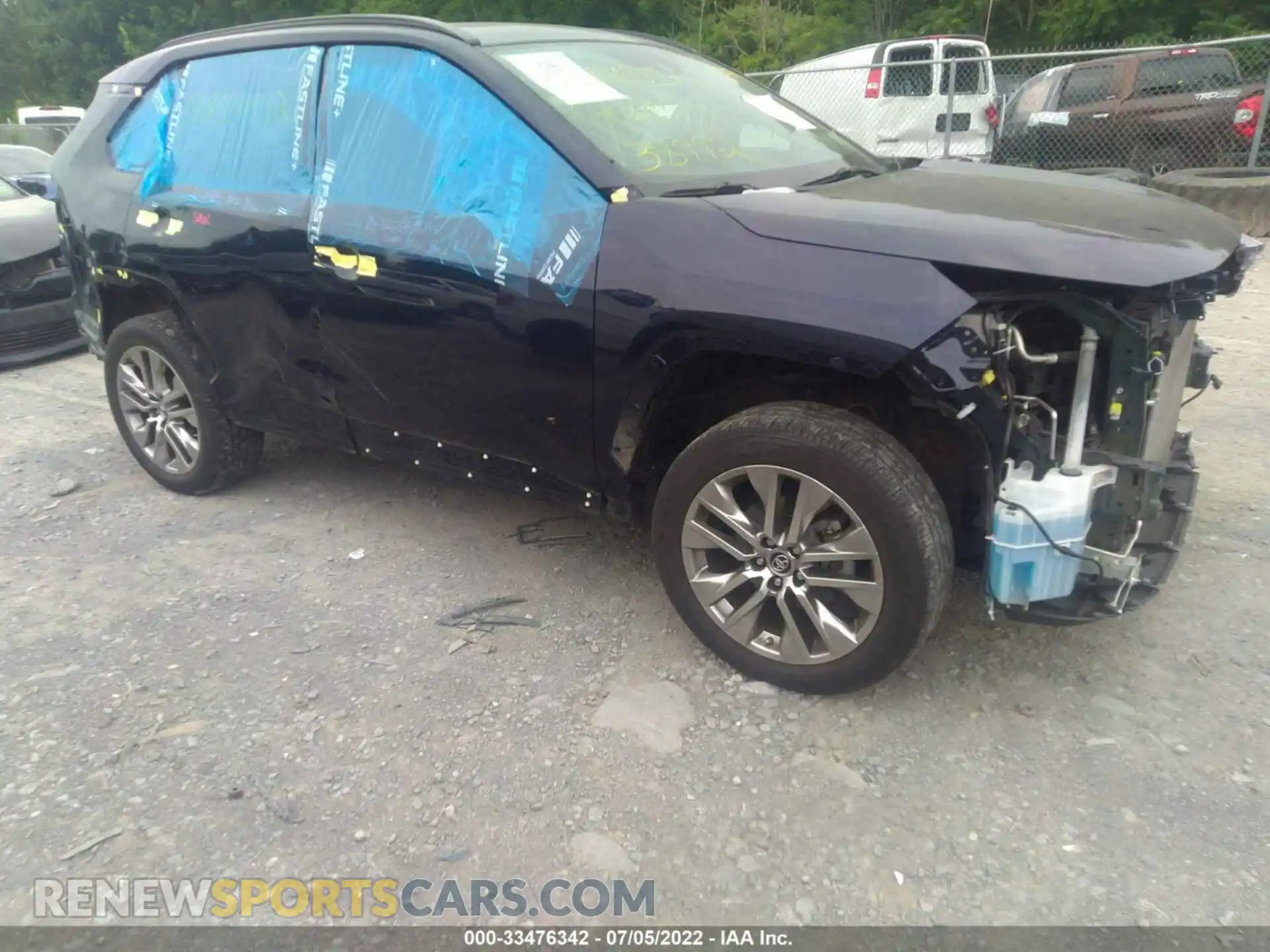 1 Фотография поврежденного автомобиля 2T3A1RFV7KC035482 TOYOTA RAV4 2019