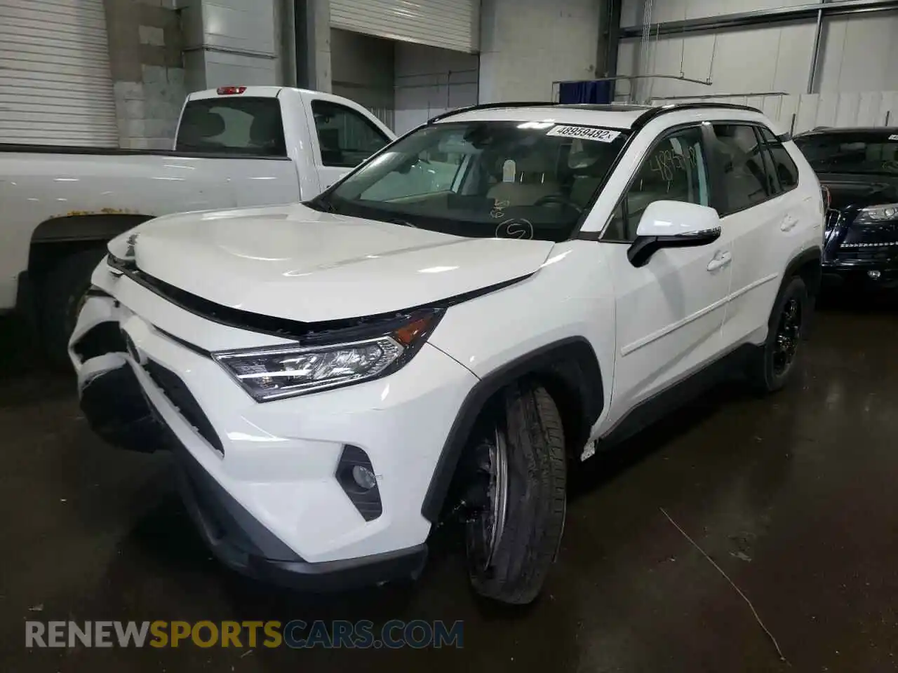 2 Photograph of a damaged car 2T3A1RFV7KW034251 TOYOTA RAV4 2019