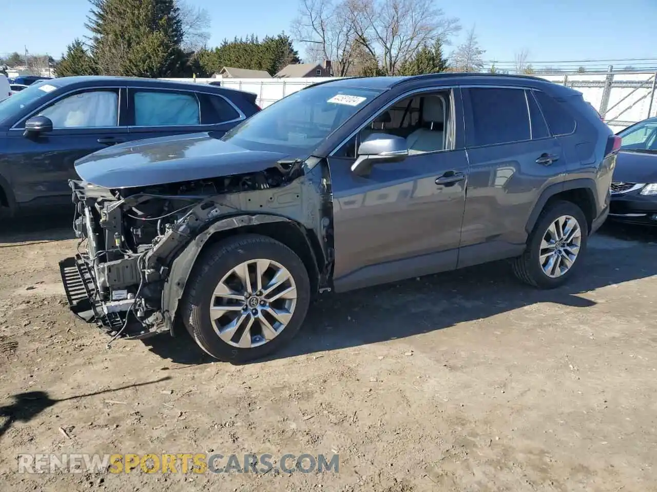 1 fotografías del automóvil dañado 2T3A1RFV7KW044505 TOYOTA RAV4 2019