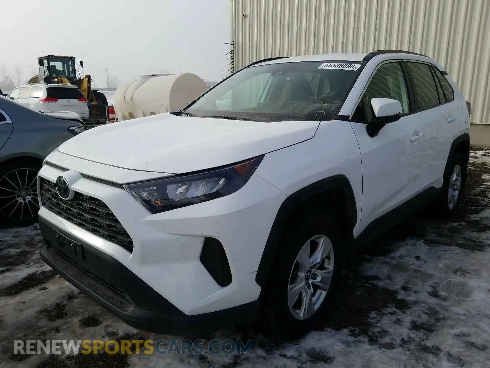 2 Photograph of a damaged car 2T3B1RFV4KC021382 TOYOTA RAV4 2019