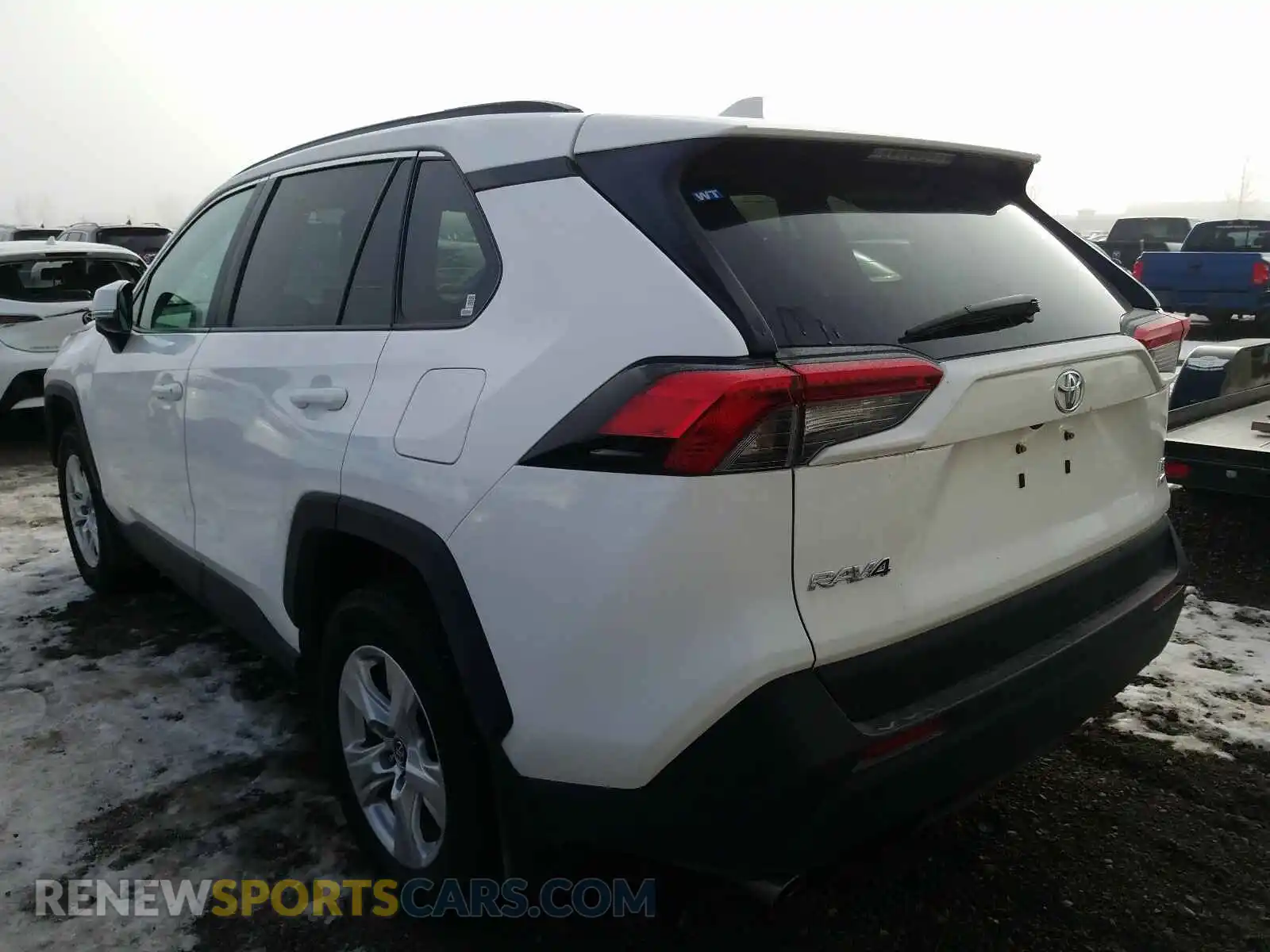 3 Photograph of a damaged car 2T3B1RFV4KC021382 TOYOTA RAV4 2019