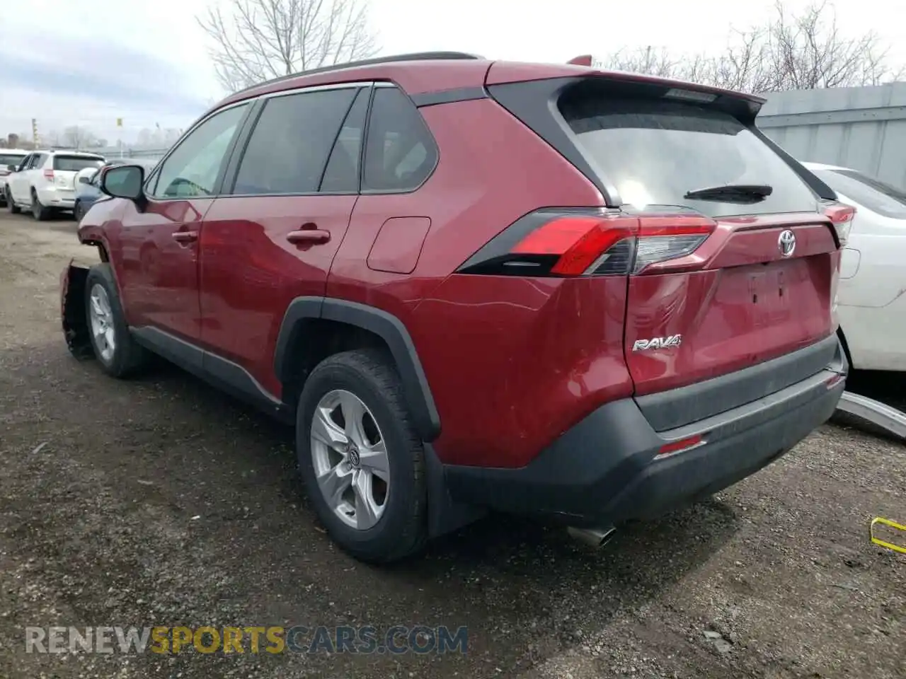 3 Photograph of a damaged car 2T3B1RFV6KC057946 TOYOTA RAV4 2019