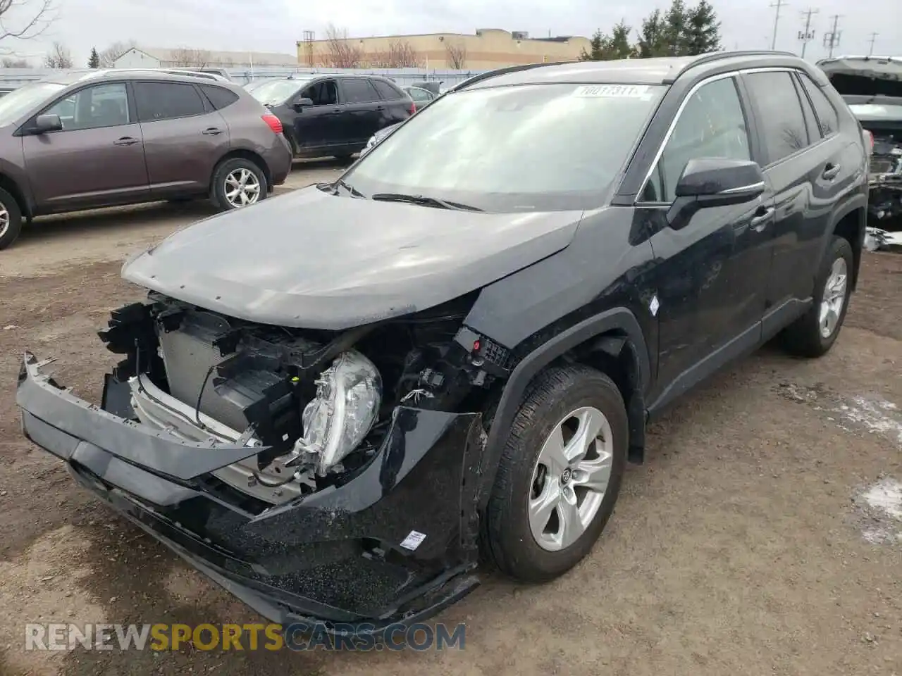 2 Фотография поврежденного автомобиля 2T3B1RFV8KC044308 TOYOTA RAV4 2019