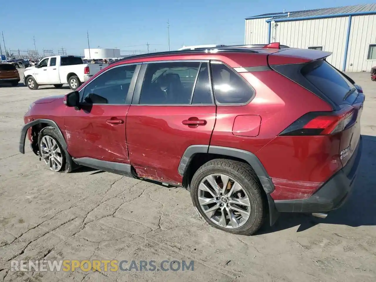 2 Photograph of a damaged car 2T3C1RFV0KW022449 TOYOTA RAV4 2019