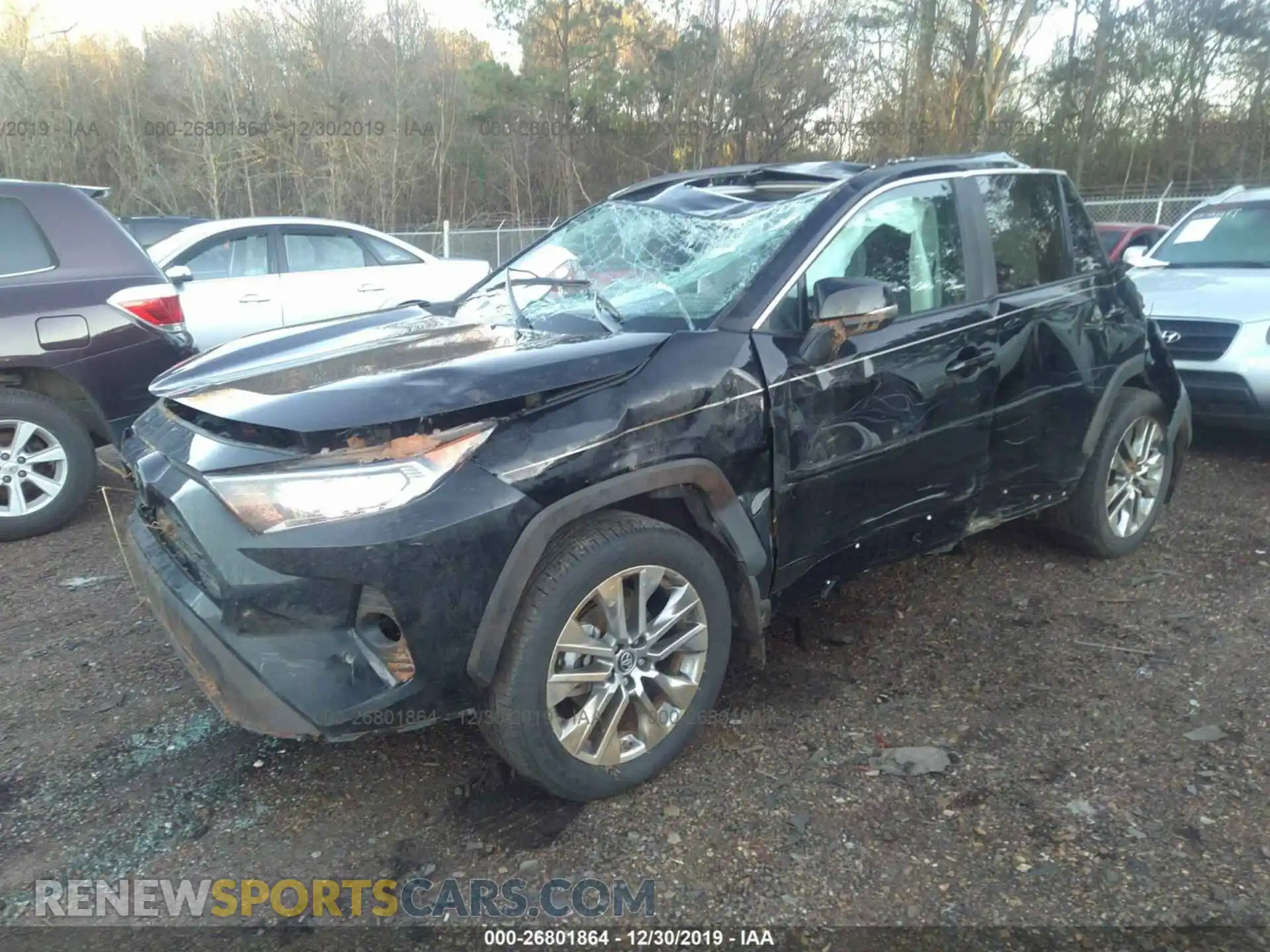 2 Photograph of a damaged car 2T3C1RFV2KW034523 TOYOTA RAV4 2019