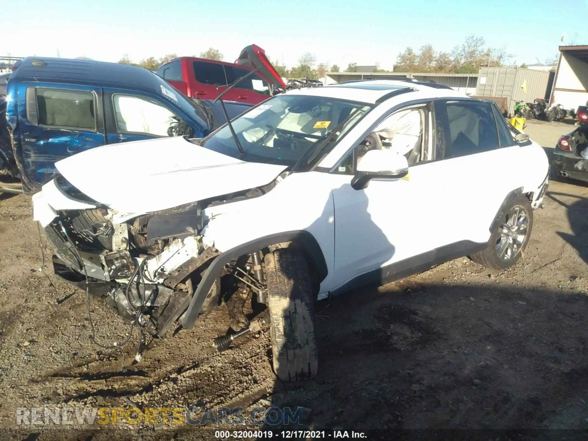 2 Photograph of a damaged car 2T3C1RFV2KW056537 TOYOTA RAV4 2019