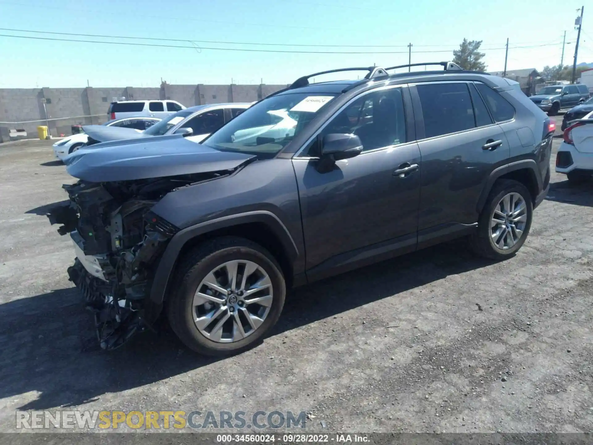 2 Photograph of a damaged car 2T3C1RFV2KW057199 TOYOTA RAV4 2019