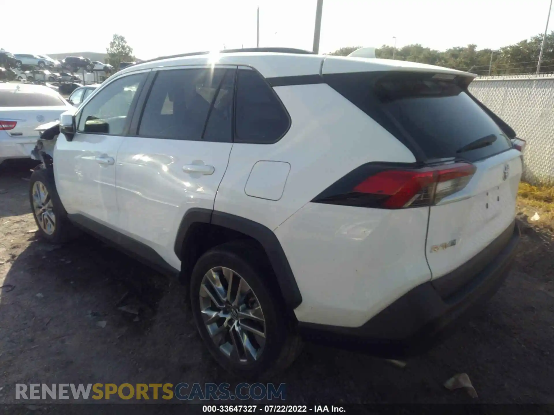 3 Photograph of a damaged car 2T3C1RFV3KW026396 TOYOTA RAV4 2019