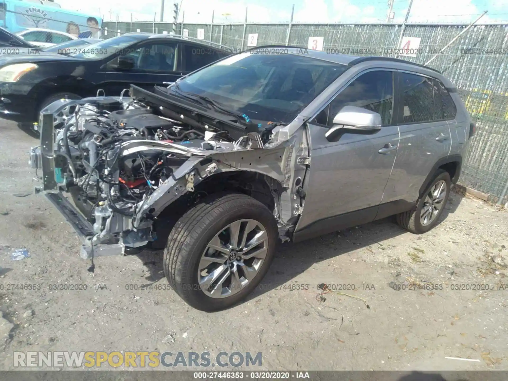 2 Photograph of a damaged car 2T3C1RFV6KC016432 TOYOTA RAV4 2019