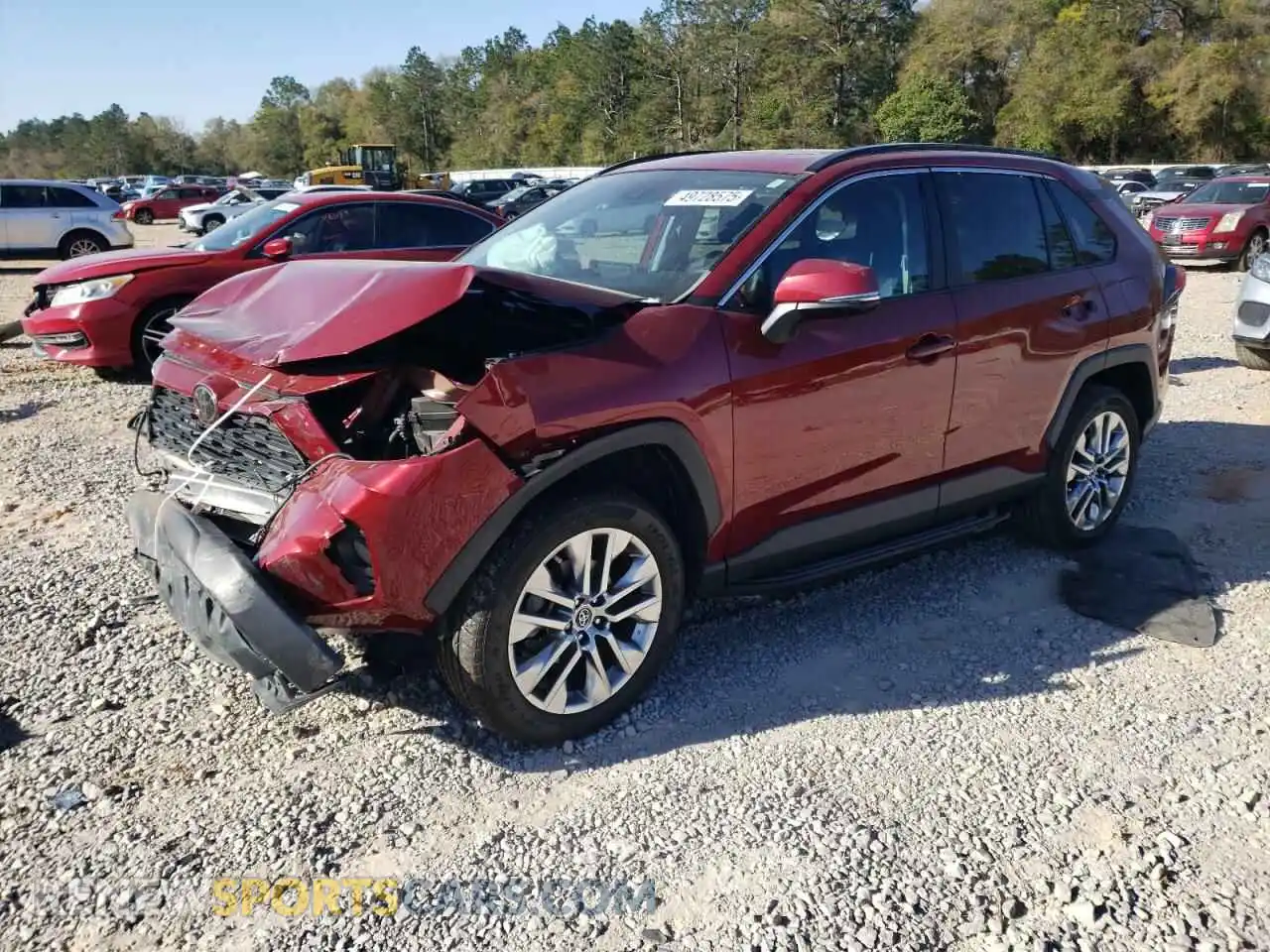 1 Photograph of a damaged car 2T3C1RFV9KC010222 TOYOTA RAV4 2019