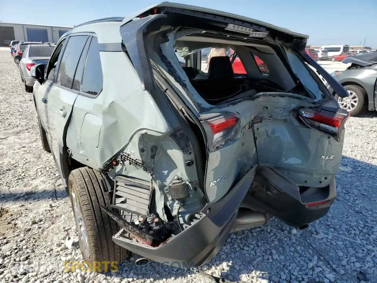 3 Photograph of a damaged car 2T3C1RFV9KW054610 TOYOTA RAV4 2019