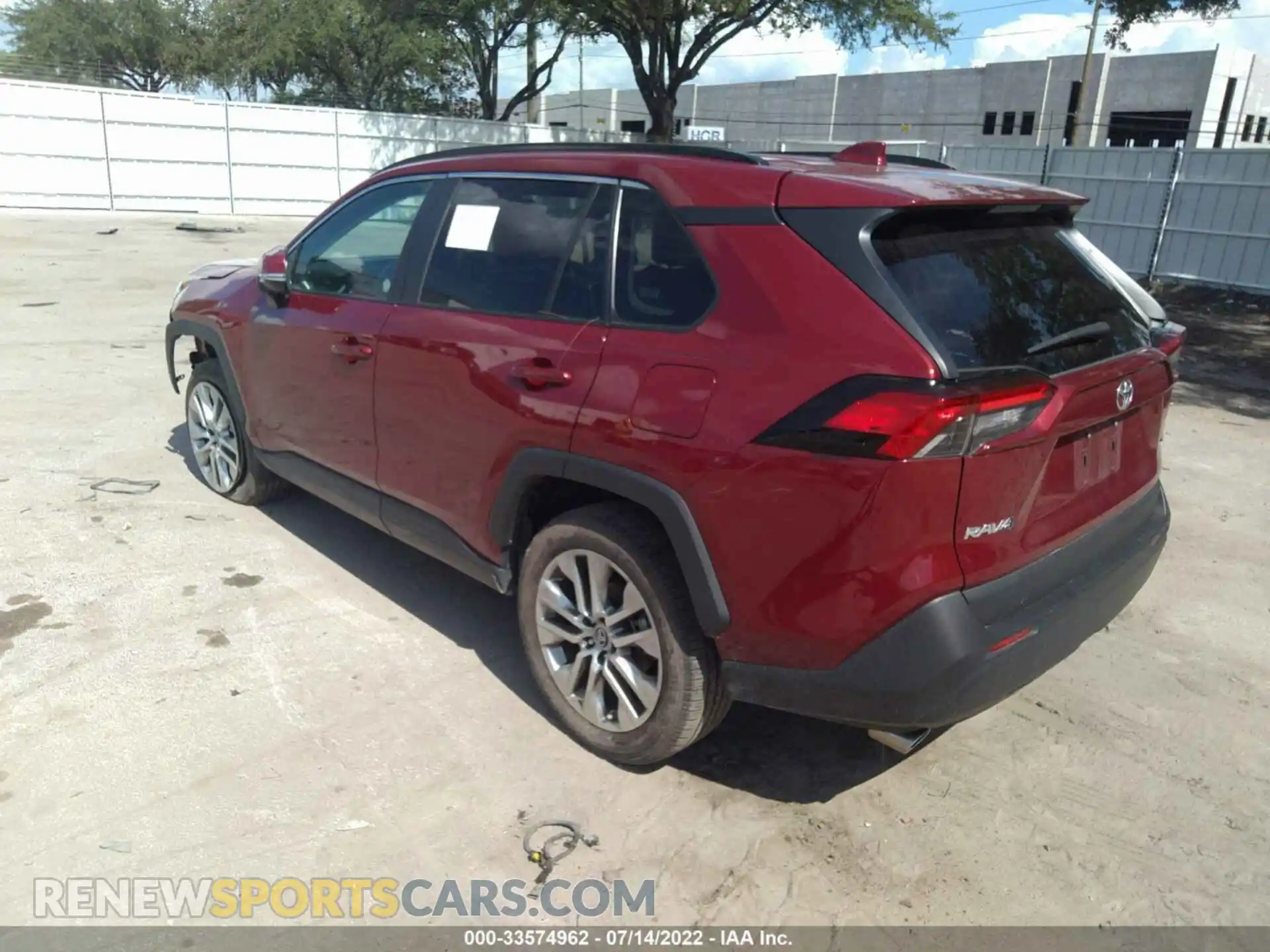 3 Photograph of a damaged car 2T3C1RFVXKC005143 TOYOTA RAV4 2019
