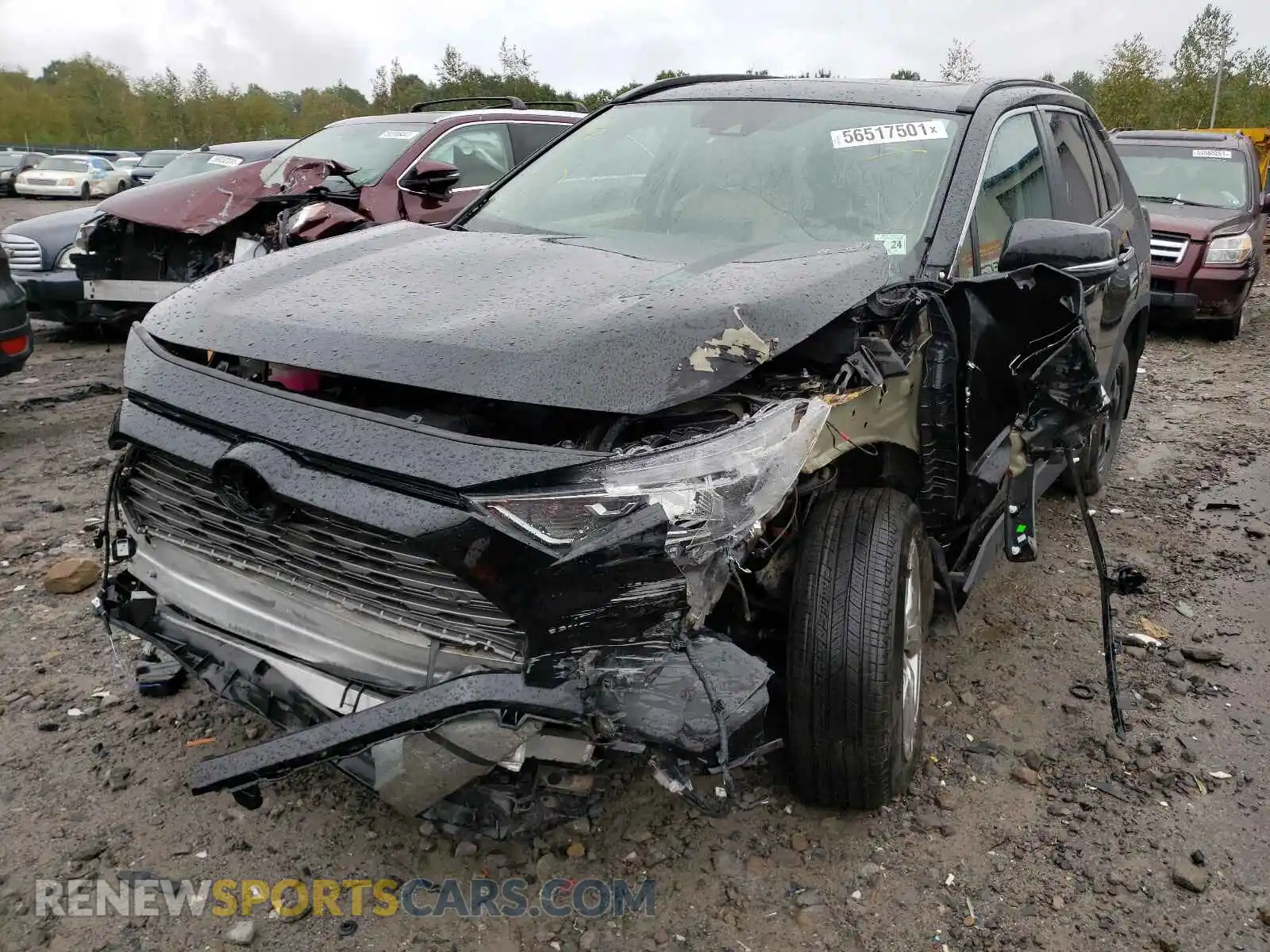 2 Photograph of a damaged car 2T3DWRFV0KW013238 TOYOTA RAV4 2019