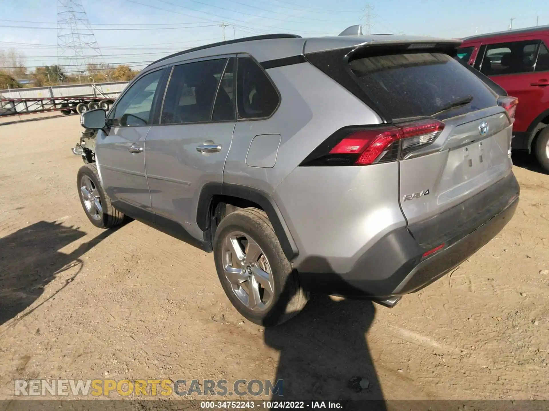 3 Photograph of a damaged car 2T3DWRFV1KW017198 TOYOTA RAV4 2019