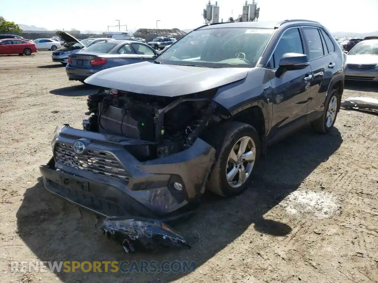 2 Photograph of a damaged car 2T3DWRFV3KW040725 TOYOTA RAV4 2019
