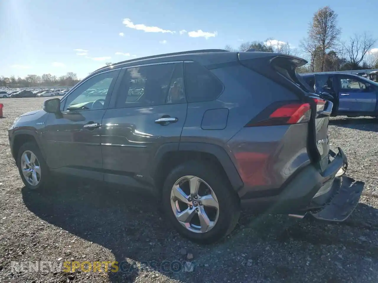 2 Photograph of a damaged car 2T3DWRFV4KW011136 TOYOTA RAV4 2019