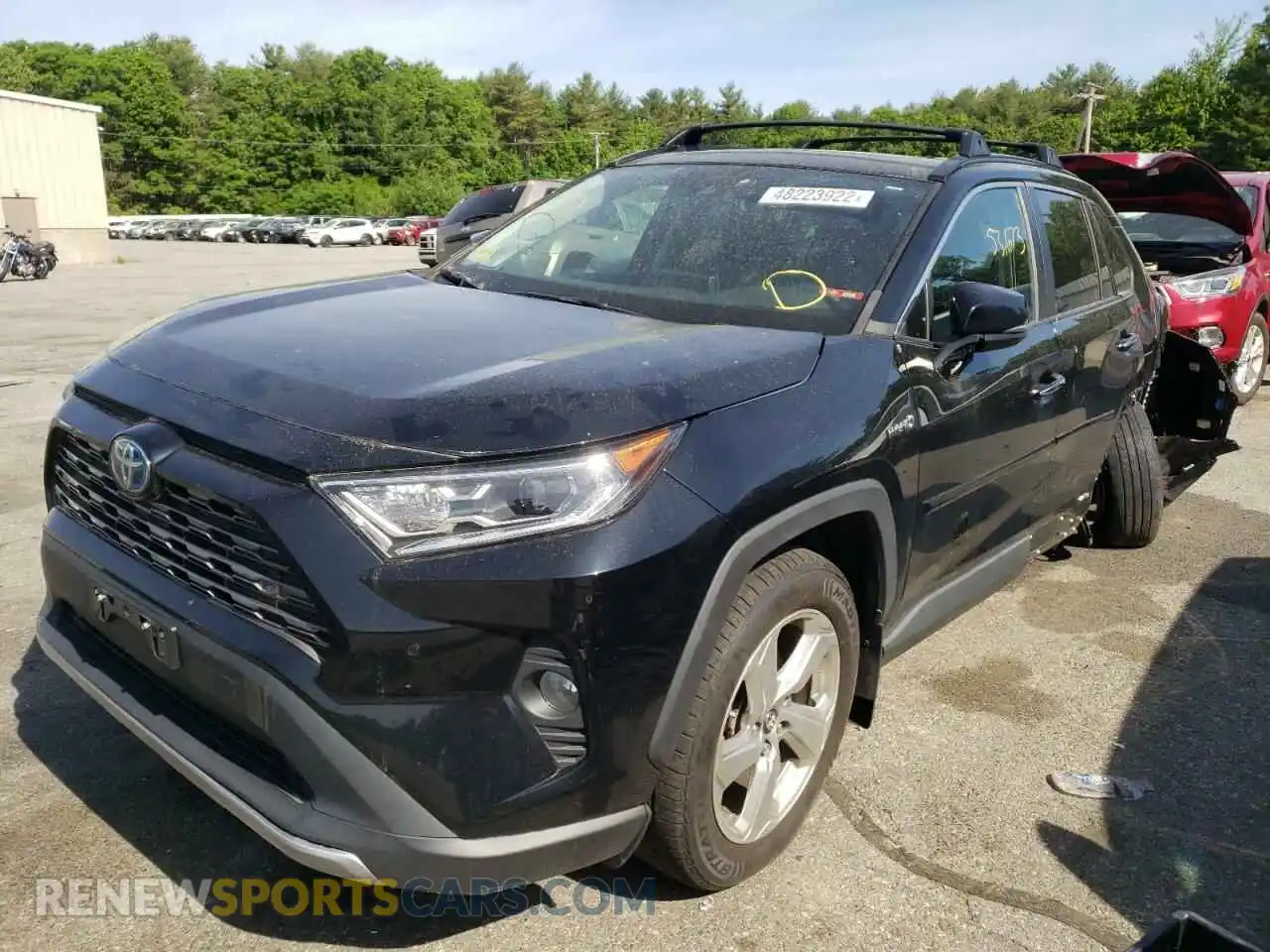 2 Photograph of a damaged car 2T3DWRFV6KW010716 TOYOTA RAV4 2019