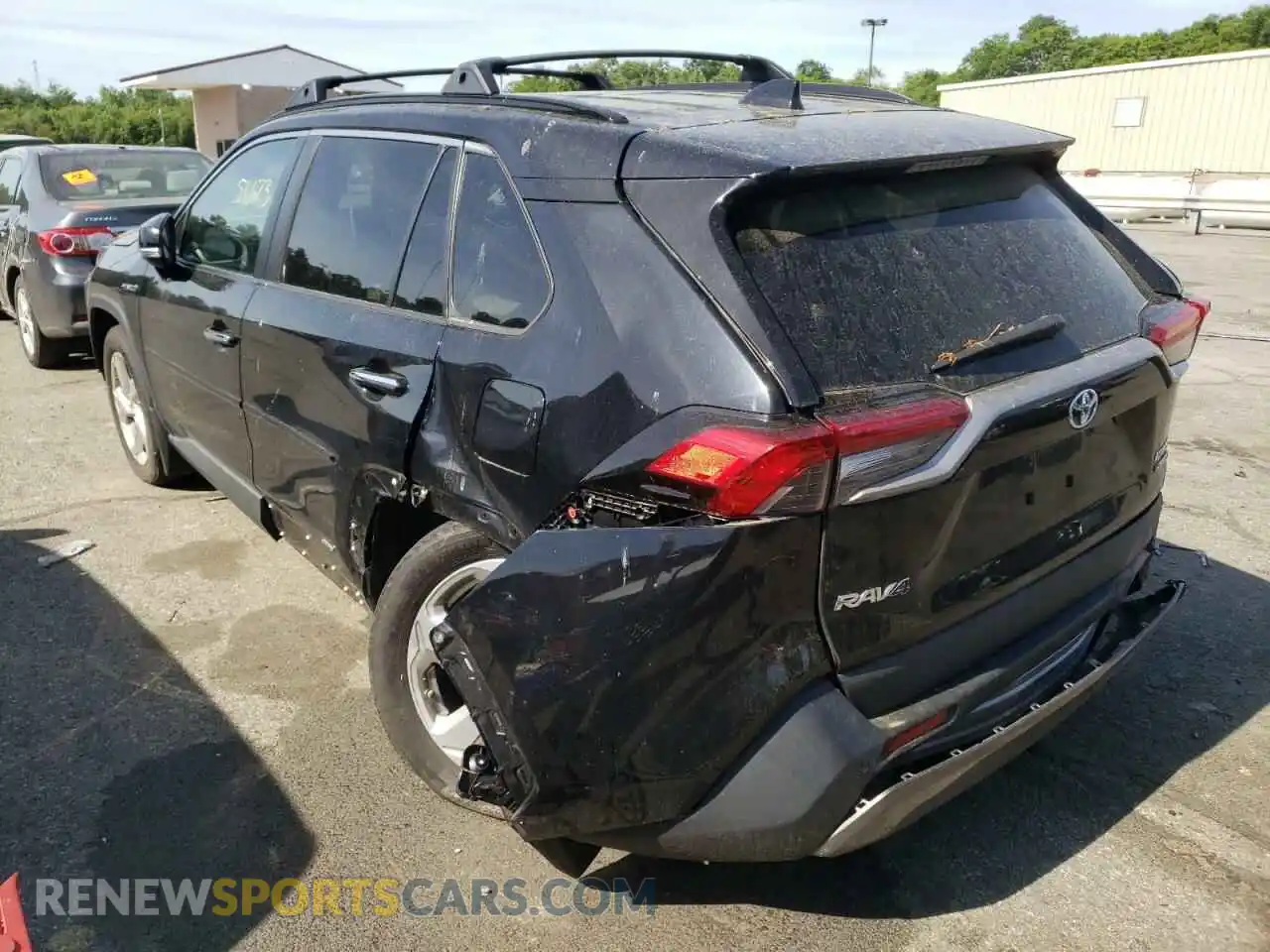 3 Photograph of a damaged car 2T3DWRFV6KW010716 TOYOTA RAV4 2019