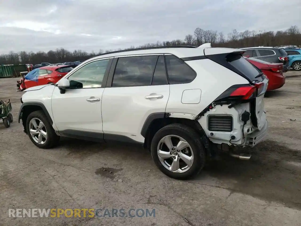 2 Photograph of a damaged car 2T3DWRFV6KW016094 TOYOTA RAV4 2019