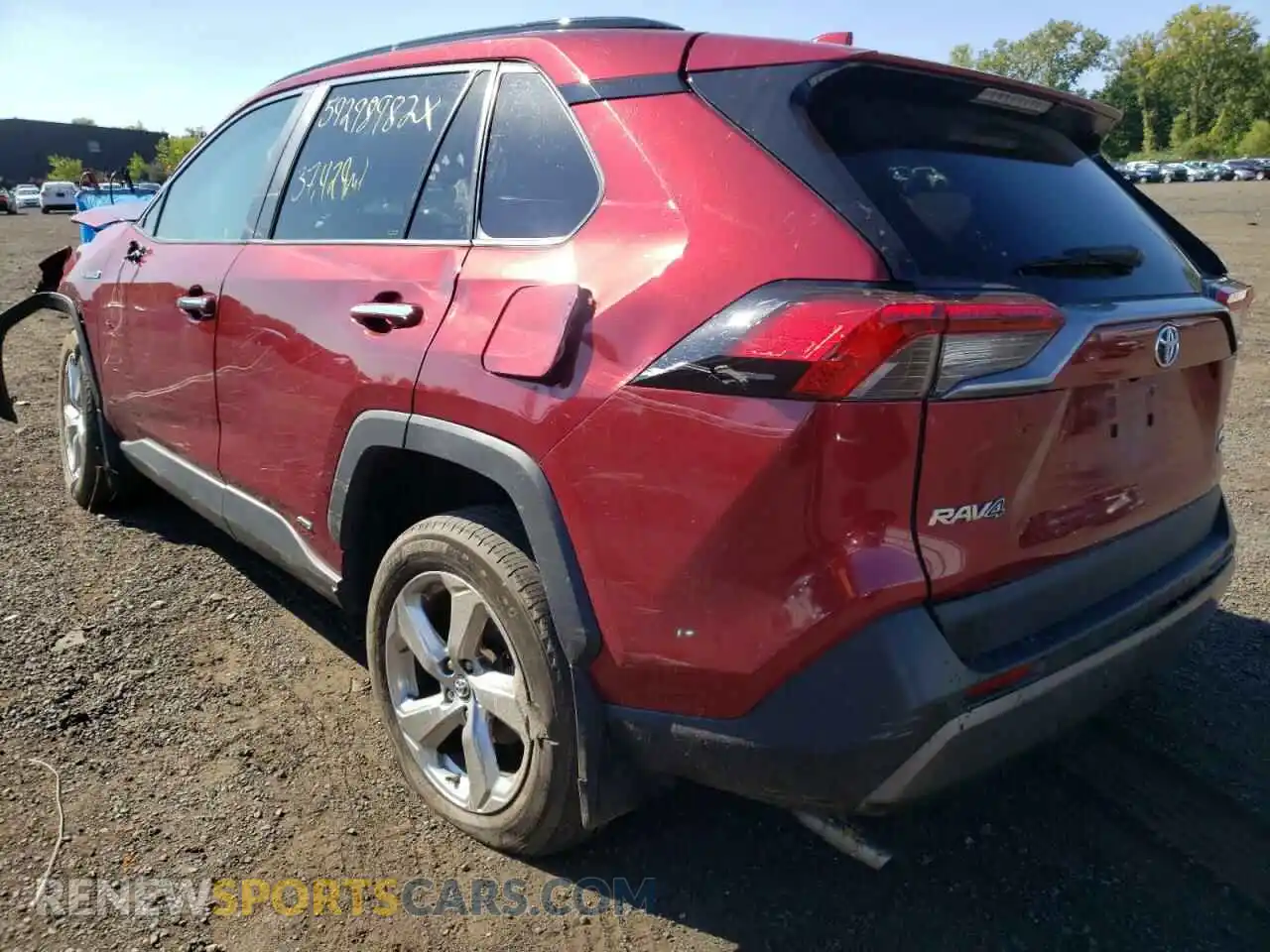 3 Photograph of a damaged car 2T3DWRFV9KW013447 TOYOTA RAV4 2019