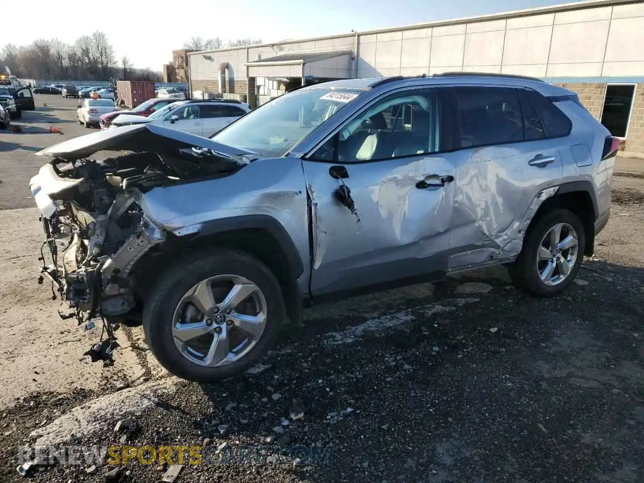 1 Photograph of a damaged car 2T3DWRFV9KW032306 TOYOTA RAV4 2019