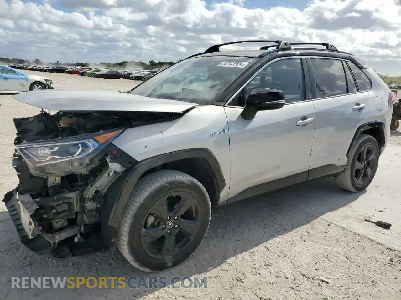 1 Photograph of a damaged car 2T3EWRFV4KW033237 TOYOTA RAV4 2019