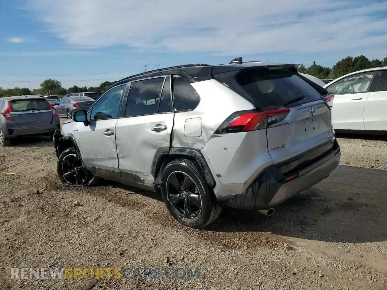 2 Photograph of a damaged car 2T3EWRFV5KW024269 TOYOTA RAV4 2019
