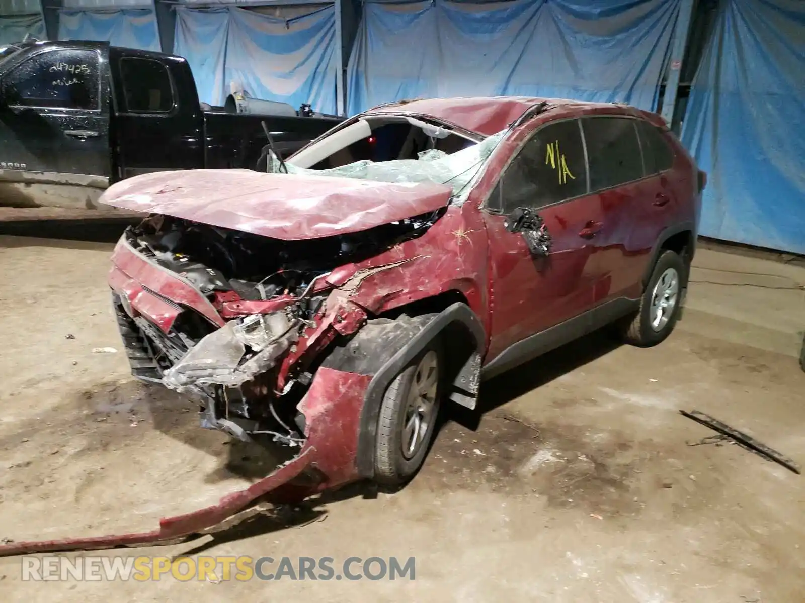 2 Photograph of a damaged car 2T3F1RFV0KC004855 TOYOTA RAV4 2019