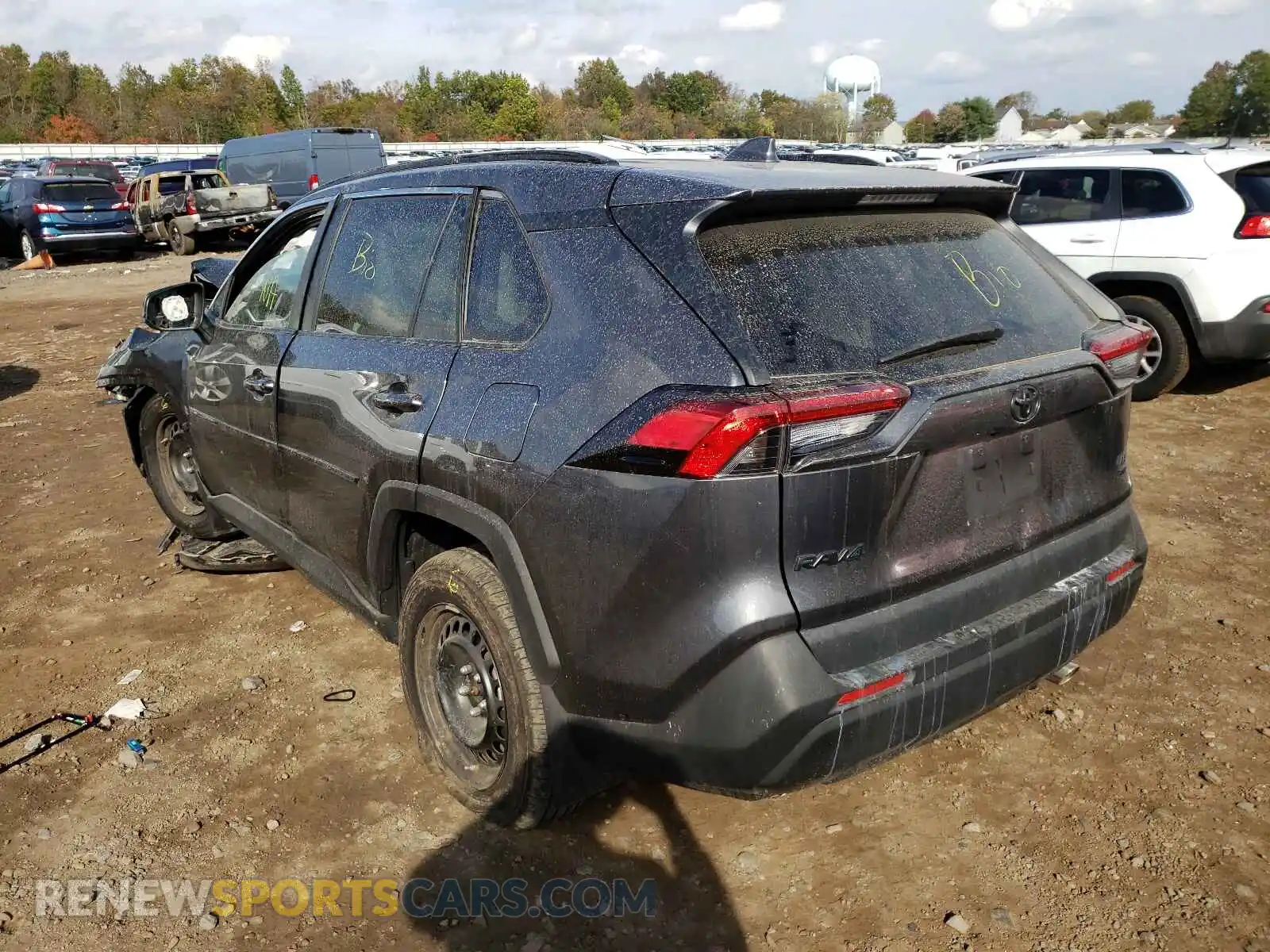 3 Photograph of a damaged car 2T3F1RFV0KC030579 TOYOTA RAV4 2019