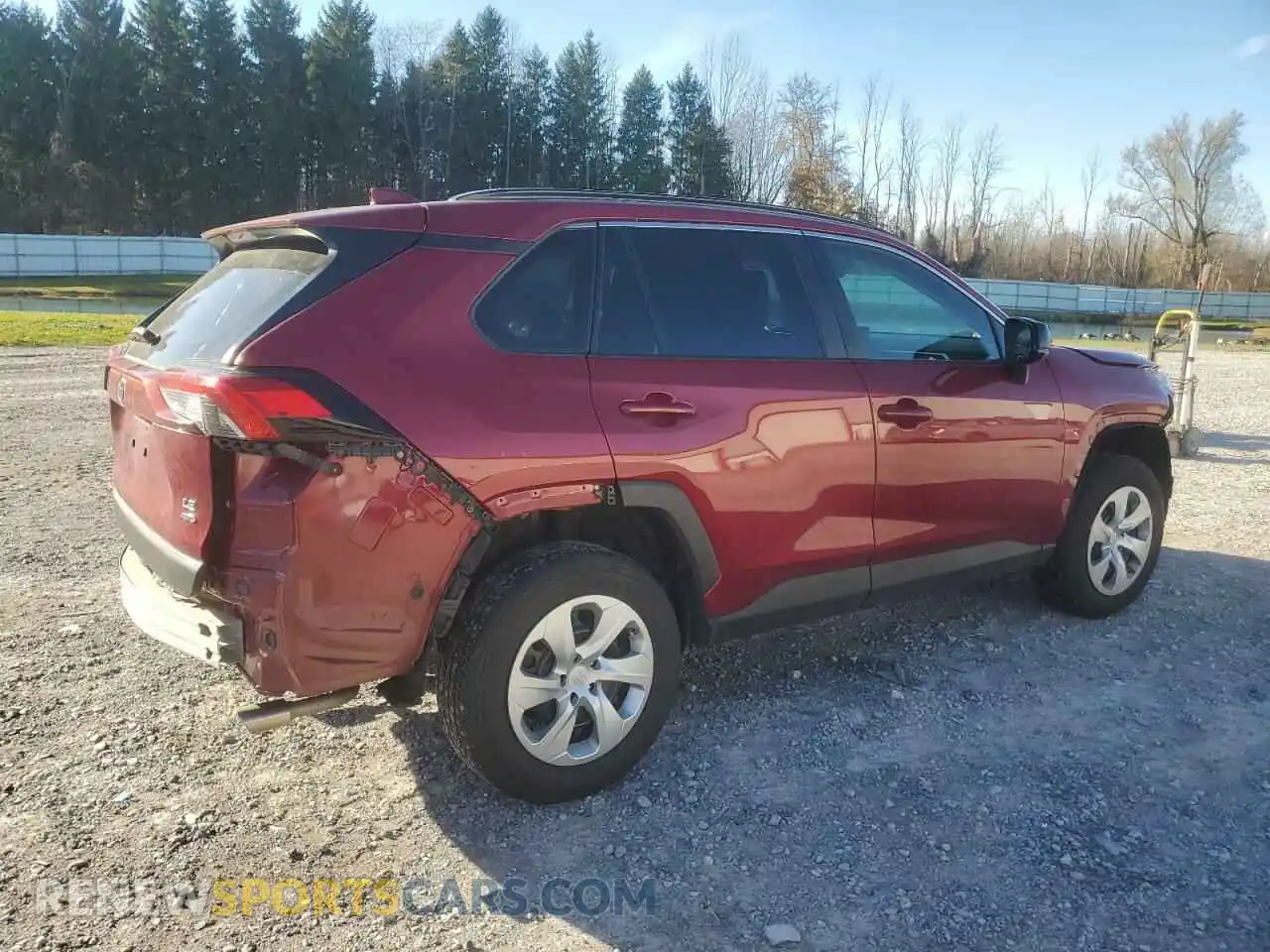 3 Photograph of a damaged car 2T3F1RFV0KC056471 TOYOTA RAV4 2019