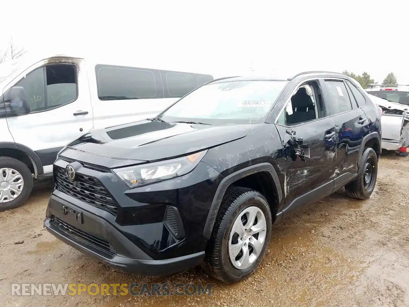 2 Photograph of a damaged car 2T3F1RFV0KW015658 TOYOTA RAV4 2019