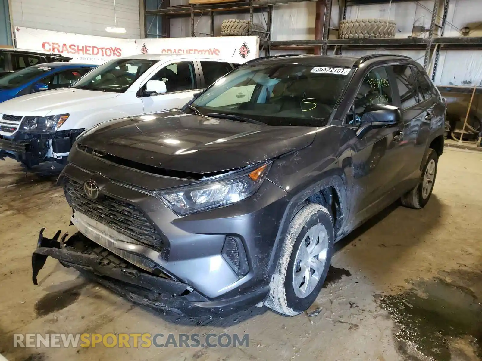 2 Photograph of a damaged car 2T3F1RFV0KW016616 TOYOTA RAV4 2019