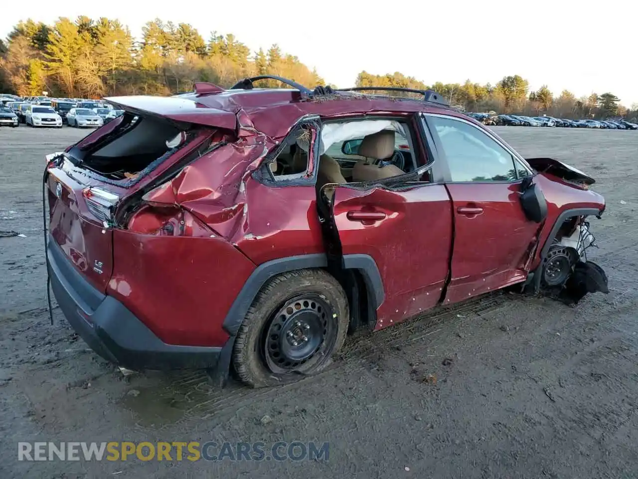 3 Photograph of a damaged car 2T3F1RFV0KW042648 TOYOTA RAV4 2019