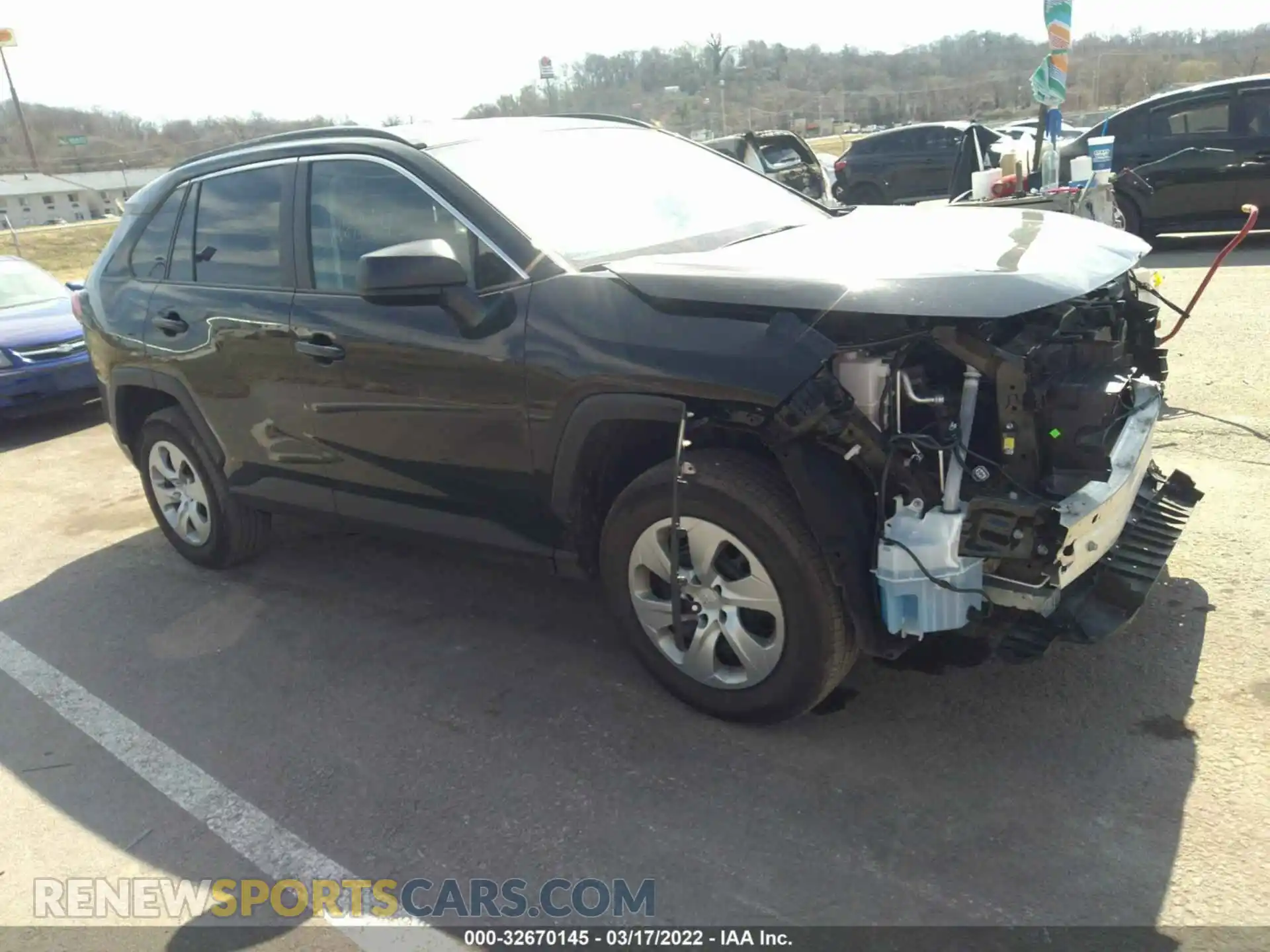 1 Photograph of a damaged car 2T3F1RFV1KC008249 TOYOTA RAV4 2019