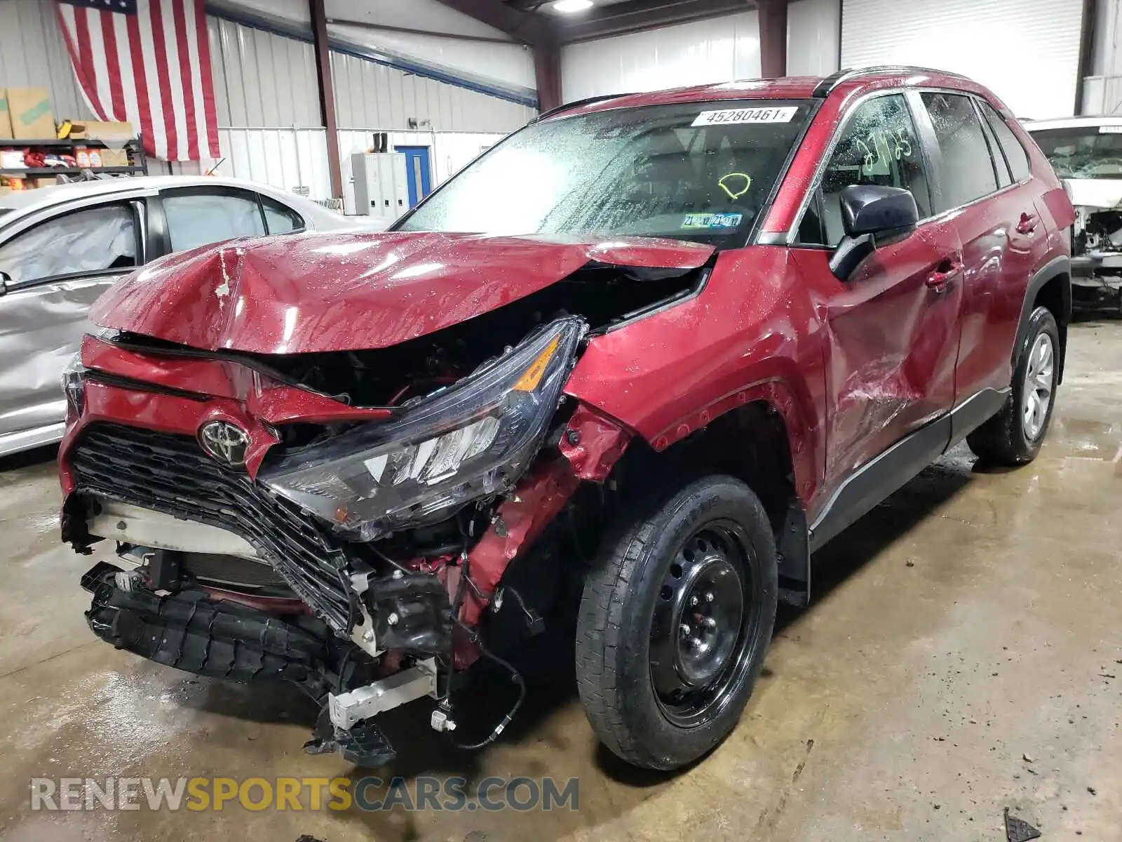 2 Photograph of a damaged car 2T3F1RFV1KW004670 TOYOTA RAV4 2019