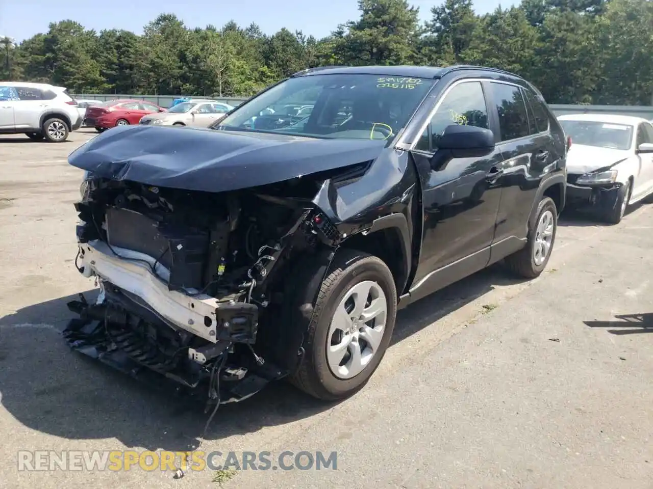 2 Photograph of a damaged car 2T3F1RFV1KW025115 TOYOTA RAV4 2019