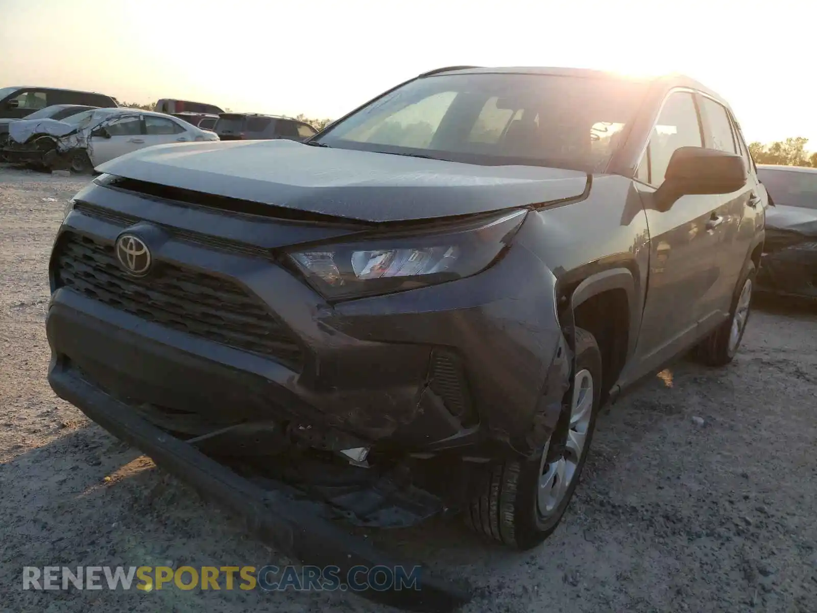 2 Photograph of a damaged car 2T3F1RFV2KC009314 TOYOTA RAV4 2019