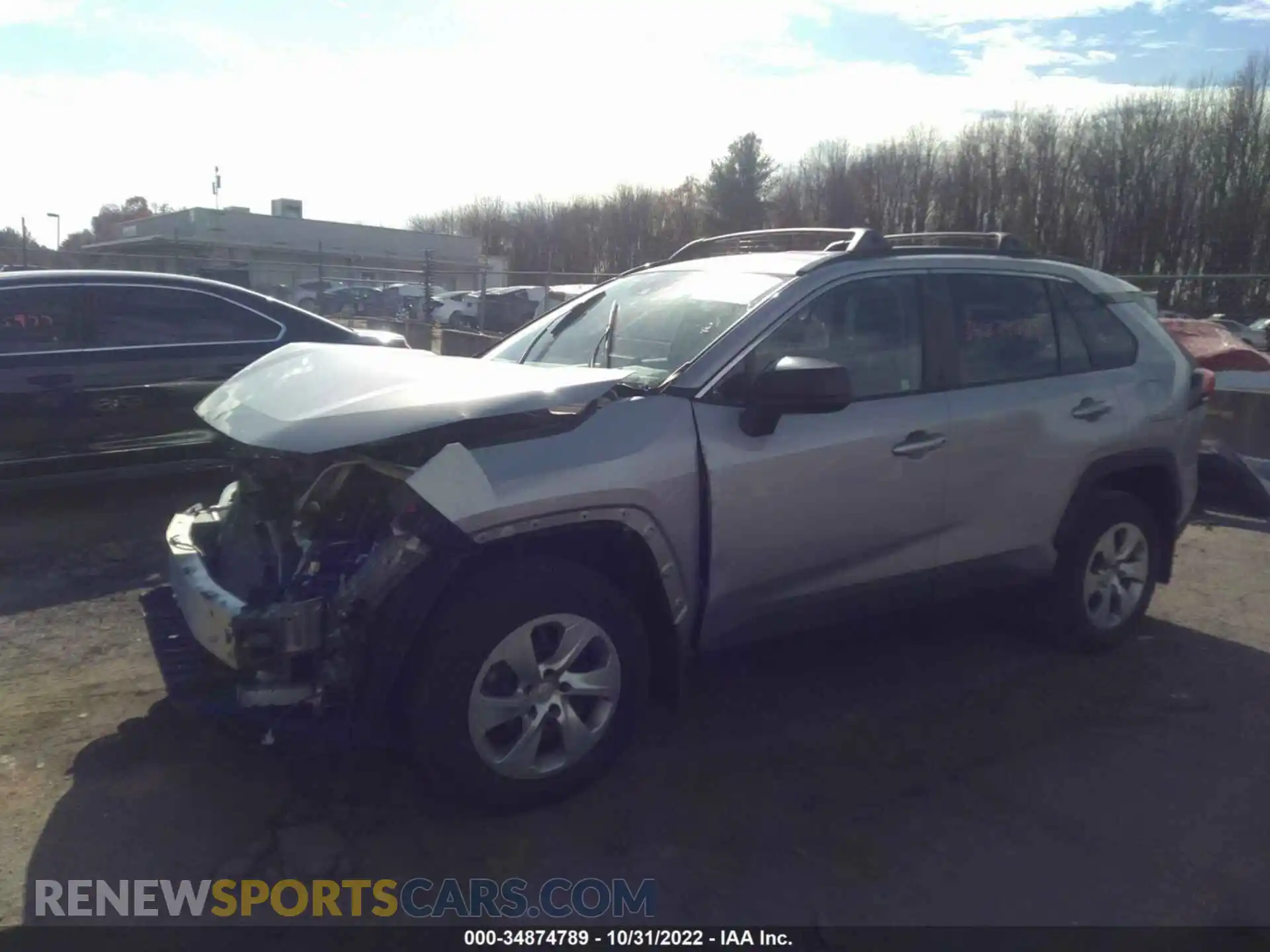 2 Photograph of a damaged car 2T3F1RFV2KW001843 TOYOTA RAV4 2019