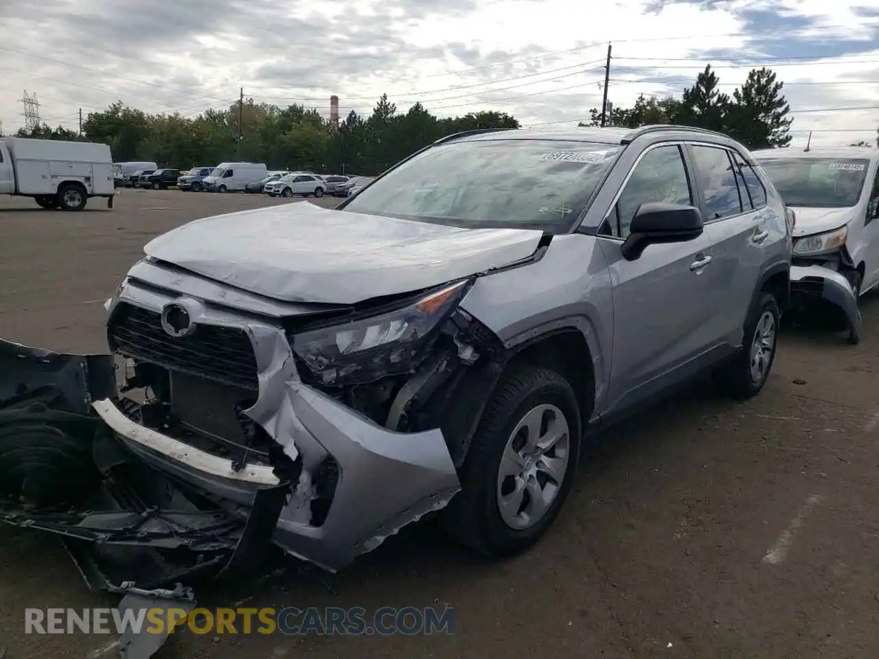2 Photograph of a damaged car 2T3F1RFV3KW025519 TOYOTA RAV4 2019