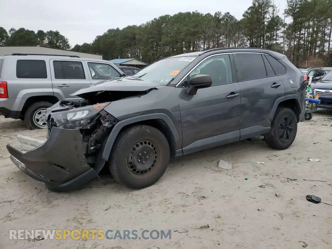 1 Photograph of a damaged car 2T3F1RFV3KW037816 TOYOTA RAV4 2019
